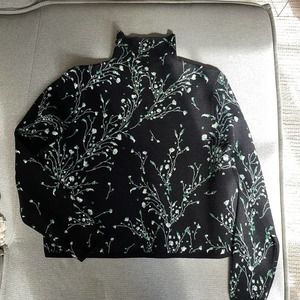 & Other Stories wildflower print turtleneck sweater